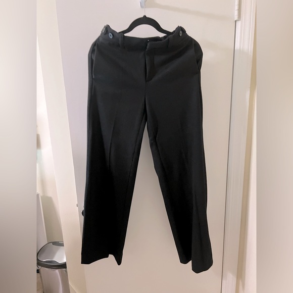 NWT Banana Republic Wide-leg Wool-blend Pants in Grey size 4 - Picture 3 of 9